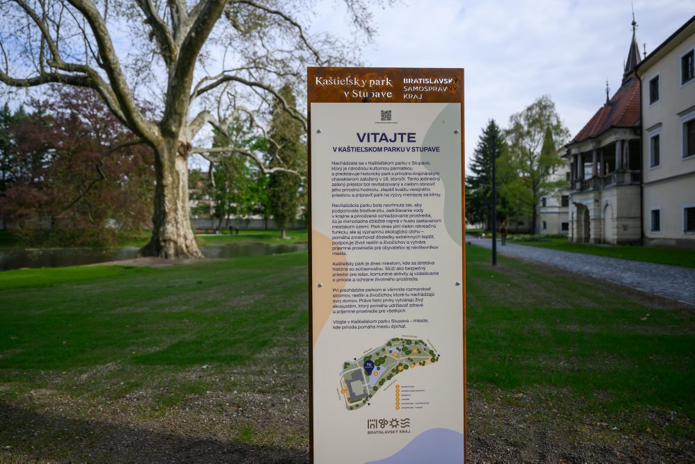 Zrekonštruovaný Kaštieľsky park v Stupave