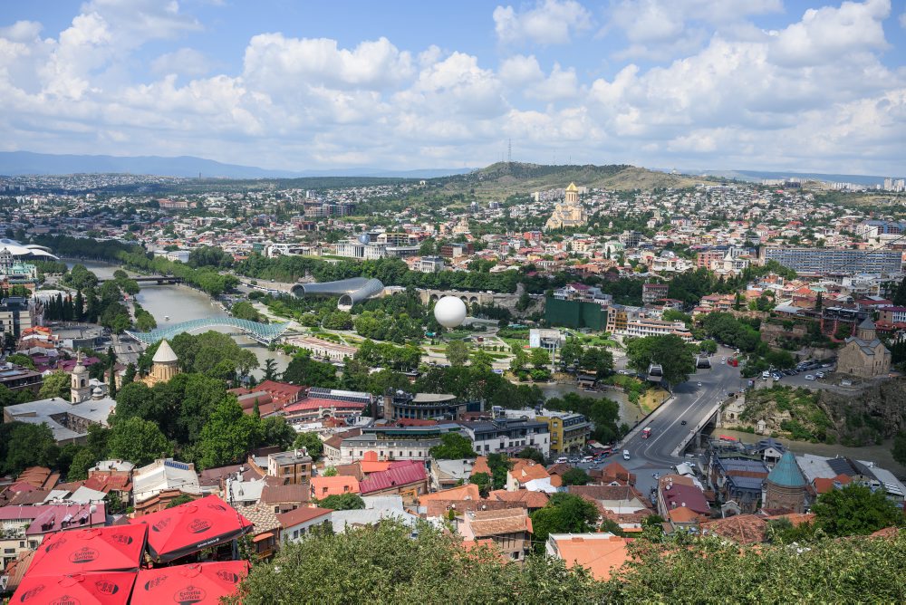 Gruzínske hlavné mesto Tbilisi