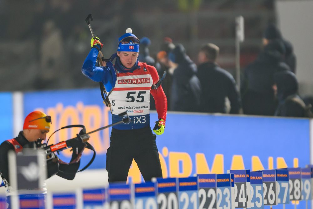 slovenský biatlonista Jakub Borguľa 