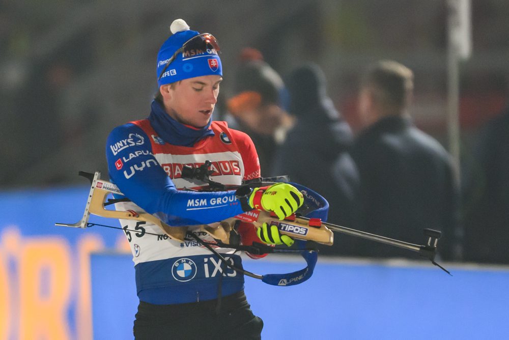 slovenský biatlonista Jakub Borguľa 