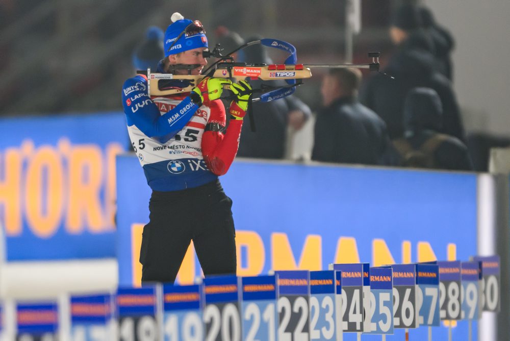 slovenský biatlonista Jakub Borguľa 