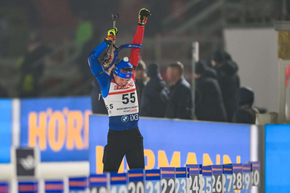 slovenský biatlonista Jakub Borguľa 