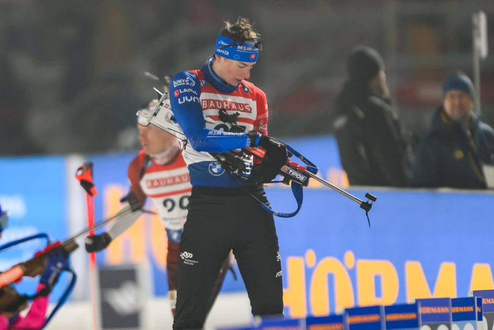 slovenský biatlonista Jakub Borguľa 