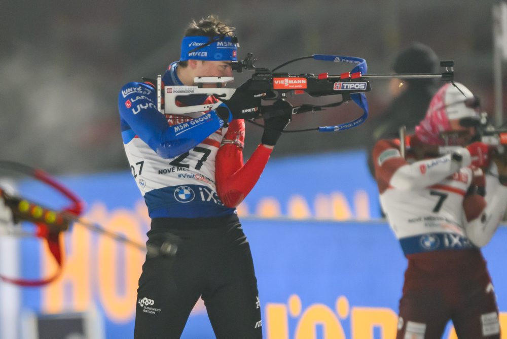 slovenský biatlonista Jakub Borguľa 