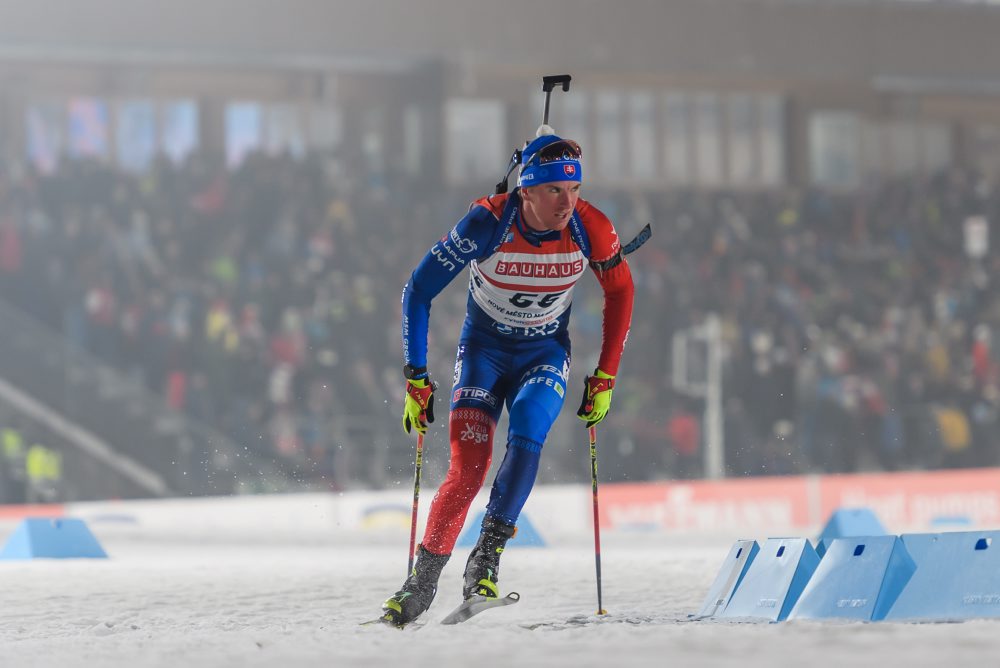 slovenský biatlonista Jakub Borguľa 