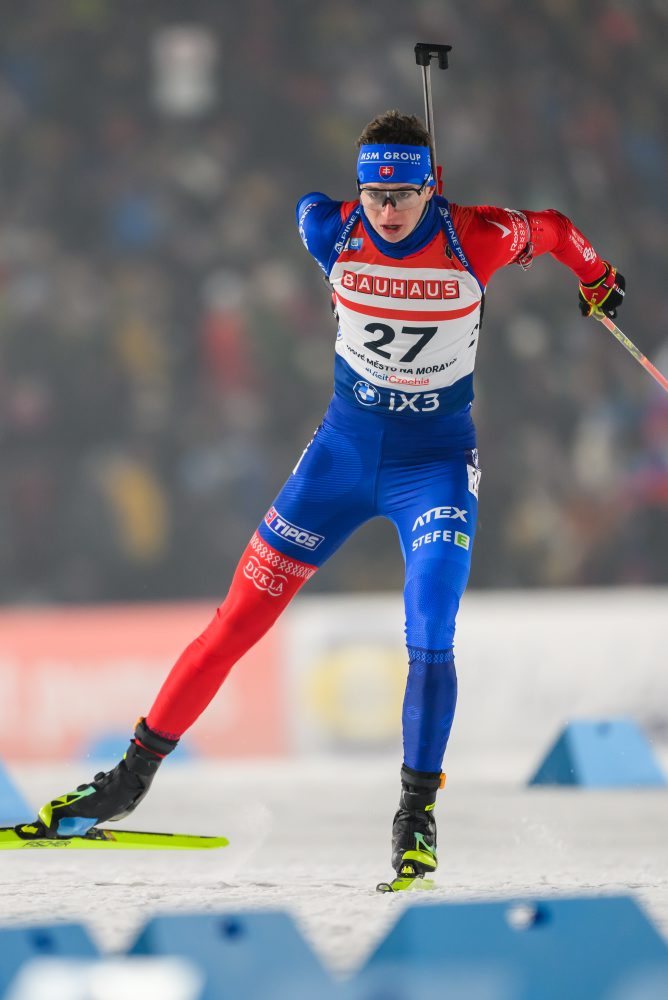 slovenský biatlonista Jakub Borguľa 