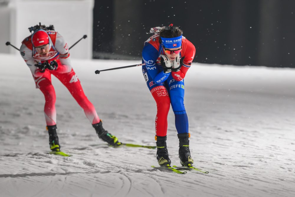 slovenský biatlonista Artur Ischakov 