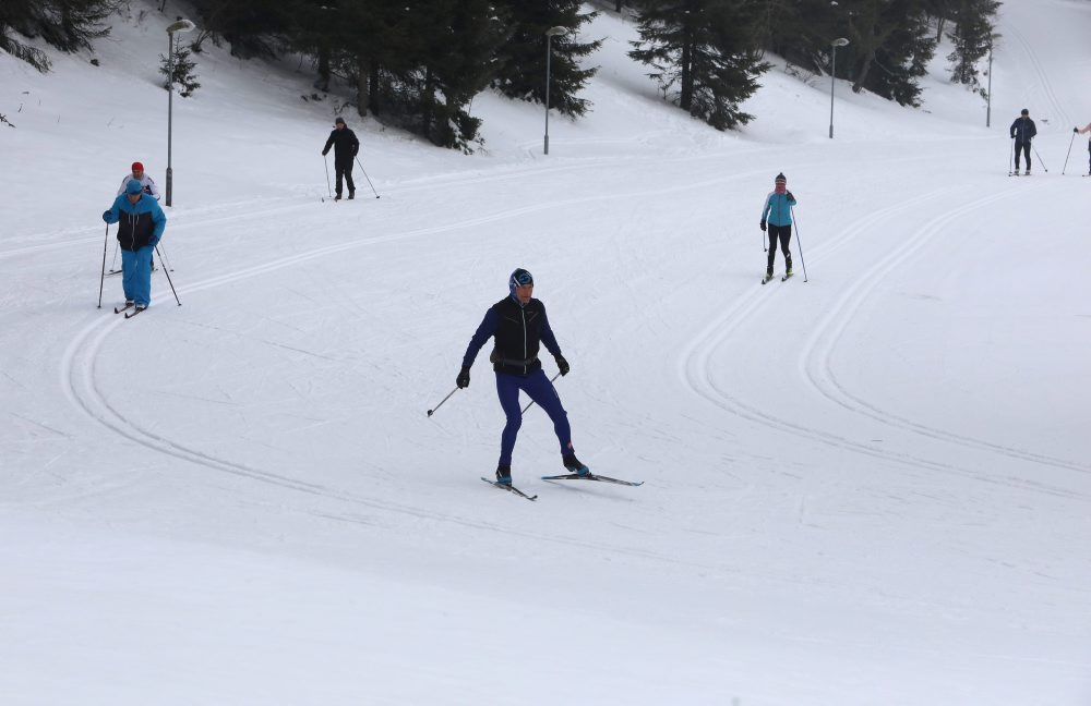 Bežkári na Štadióne Rudolfa Čilíka na Skalke pri Kremnici