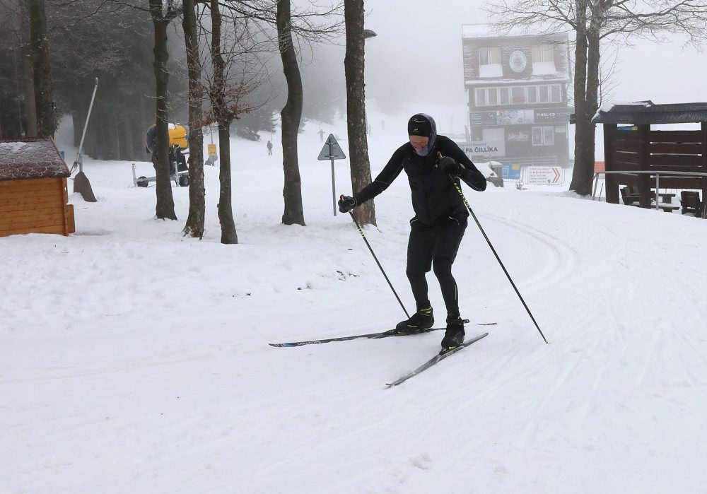 Bežkári na Štadióne Rudolfa Čilíka na Skalke pri Kremnici
