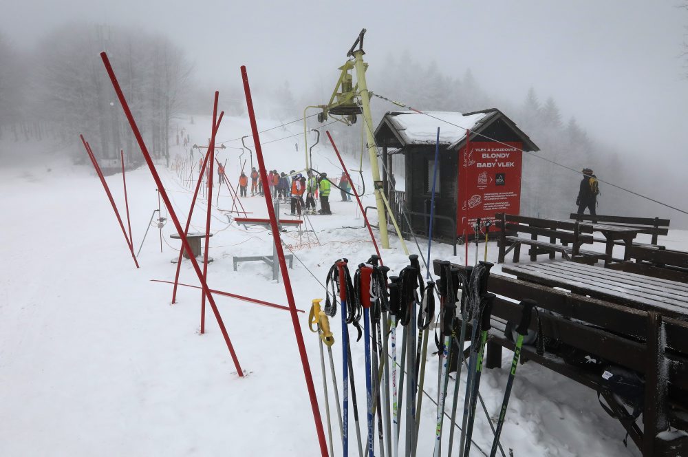Lyžiarske stredisko na Skalke pri Kremnici 