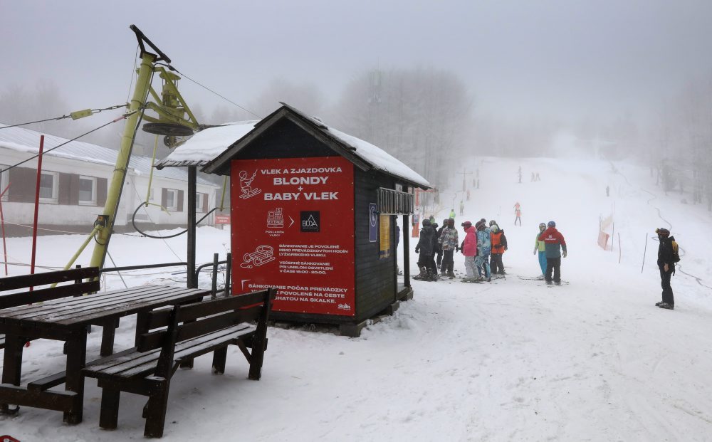 Lyžiarske stredisko na Skalke pri Kremnici 