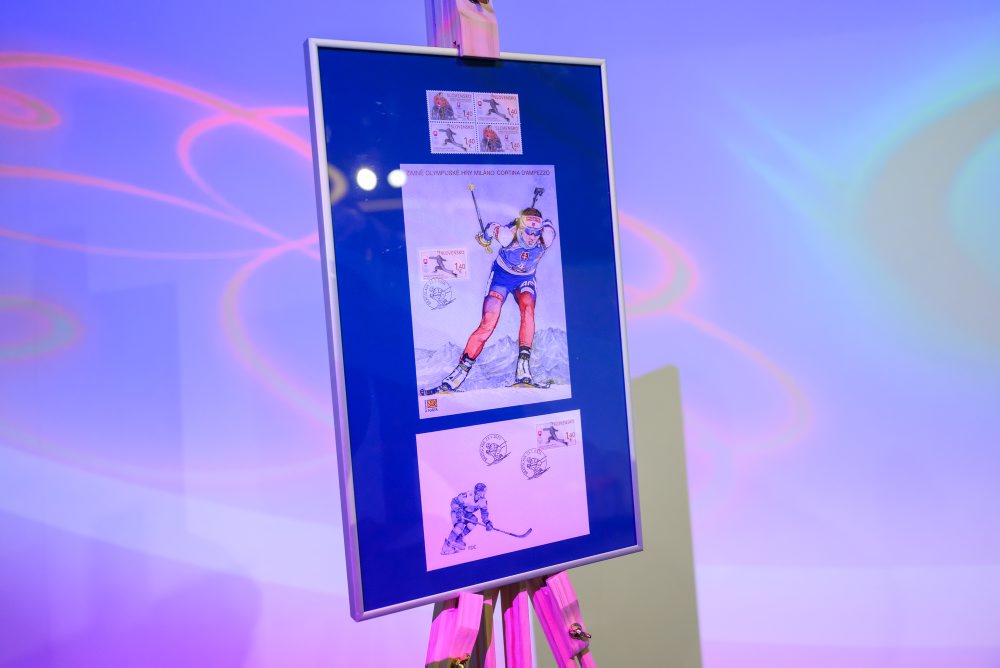 Prezentácia príležitostných poštových známok „Zimné olympijské a paralympijské hry v Miláne a v Cortine d‘ Ampezzo“ a súboru slovenských obehových euromincí „XXV. zimné olympijské hry - Miláno Cortina d´Ampezzo 2026 