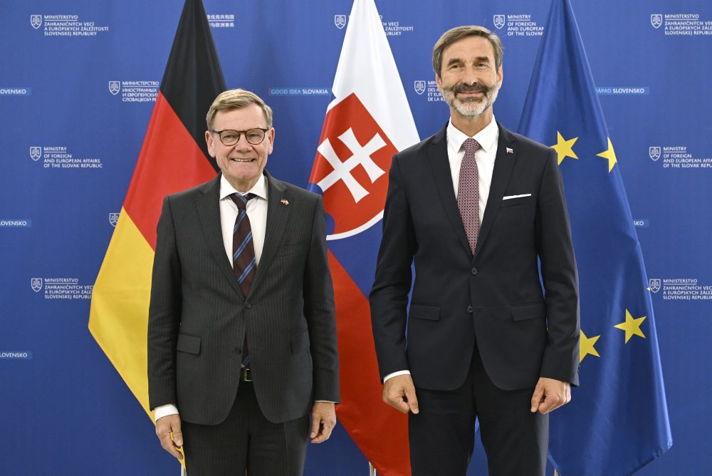 Nemecký minister diplomacie Johann Wadephul na Slovensku