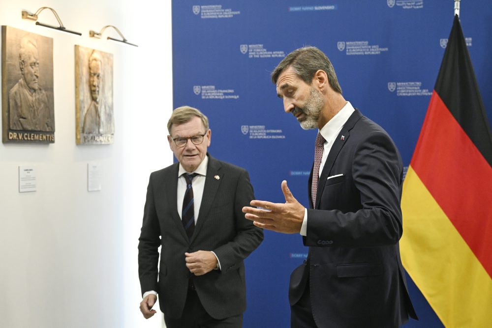 Nemecký minister diplomacie Johann Wadephul na Slovensku