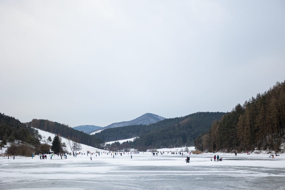 Mínusové teploty v Rajeckej doline