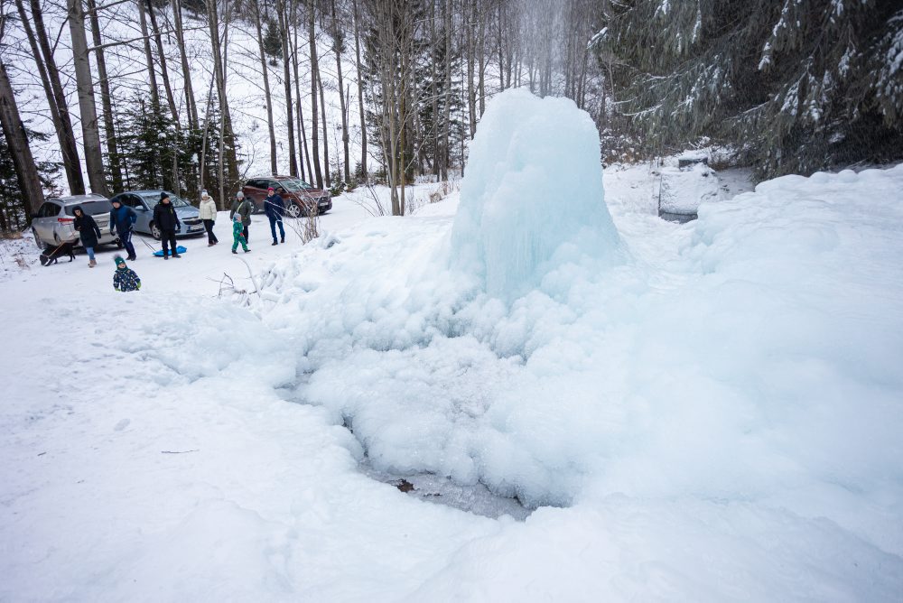 Mínusové teploty v Rajeckej doline
