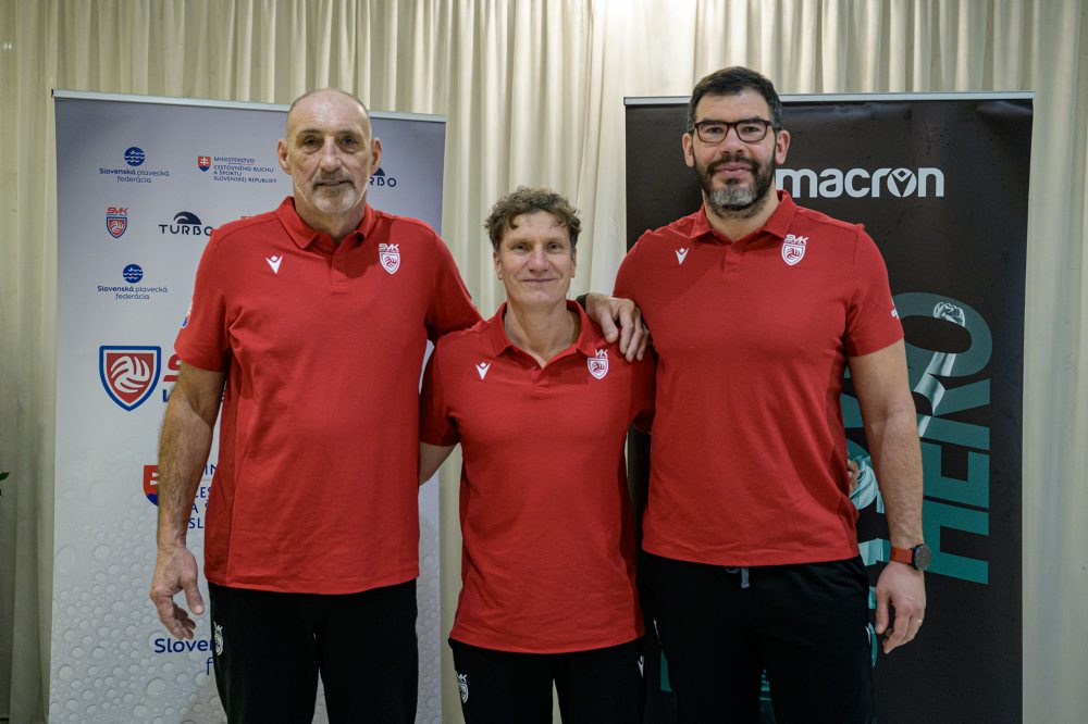 Tlačová konferencia reprezentácie SR vo vodnom póle pred odchodom na ME mužov v Belehrade
