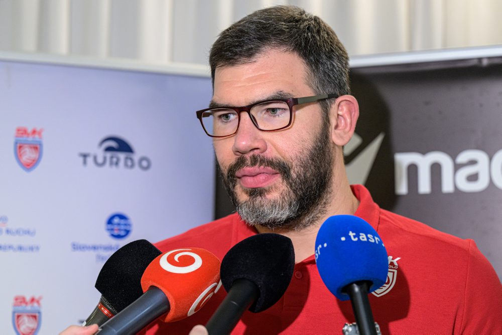 Tlačová konferencia reprezentácie SR vo vodnom póle pred odchodom na ME mužov v Belehrade