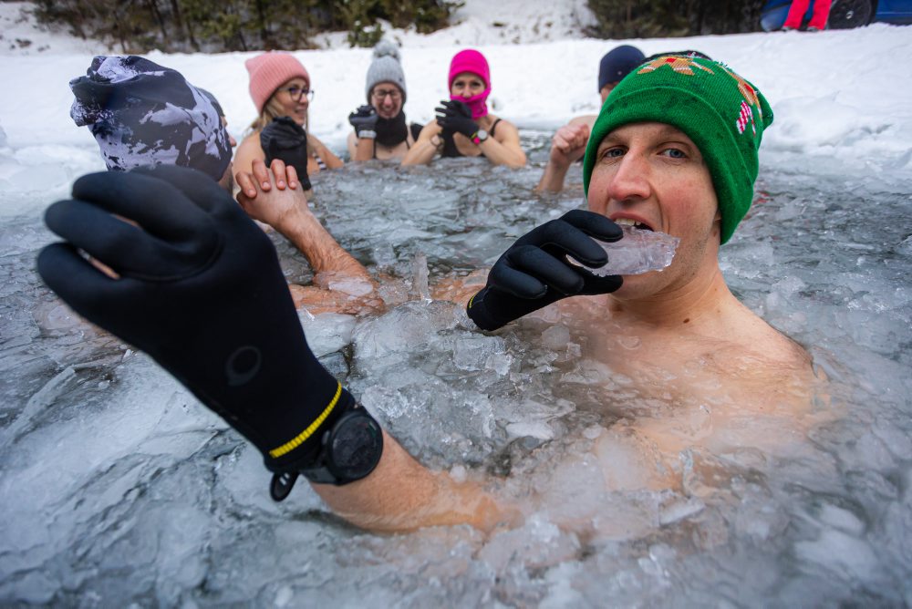 Zimné otužovanie na jazierkach Patúch 