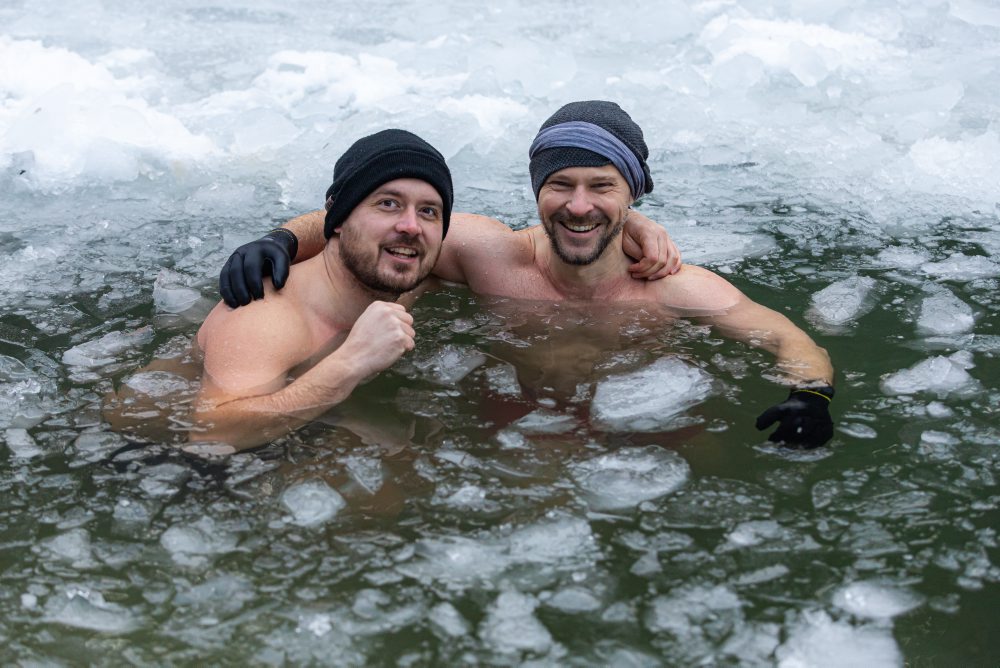 Zimné otužovanie na jazierkach Patúch 