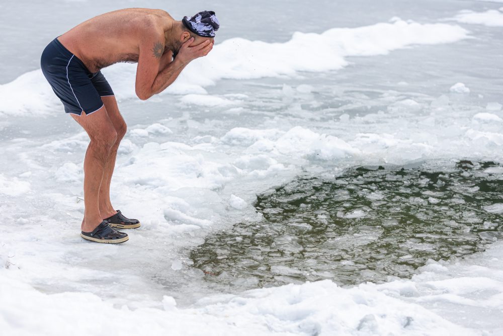 Zimné otužovanie na jazierkach Patúch 