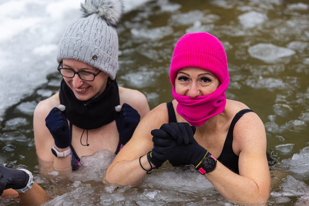Zimné otužovanie na jazierkach Patúch 