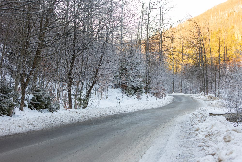 Zimná krajina na Kysuciach 