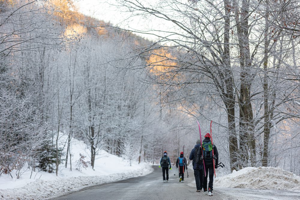 Zimná krajina na Kysuciach 