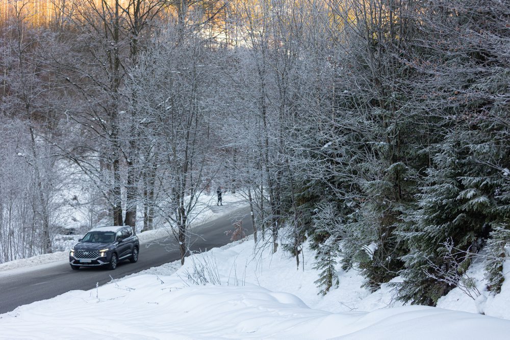 Zimná krajina na Kysuciach 