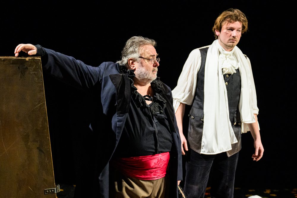 Generálna skúška k premiére predstavenia Čo sa stalo so ženou? v Divadle Alexandra Duchnoviča v Prešove 