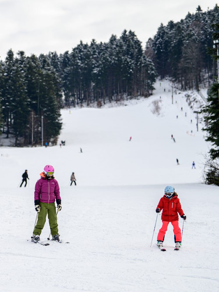 Lyžovanie v lyžiarskom stredisku v Drienici 