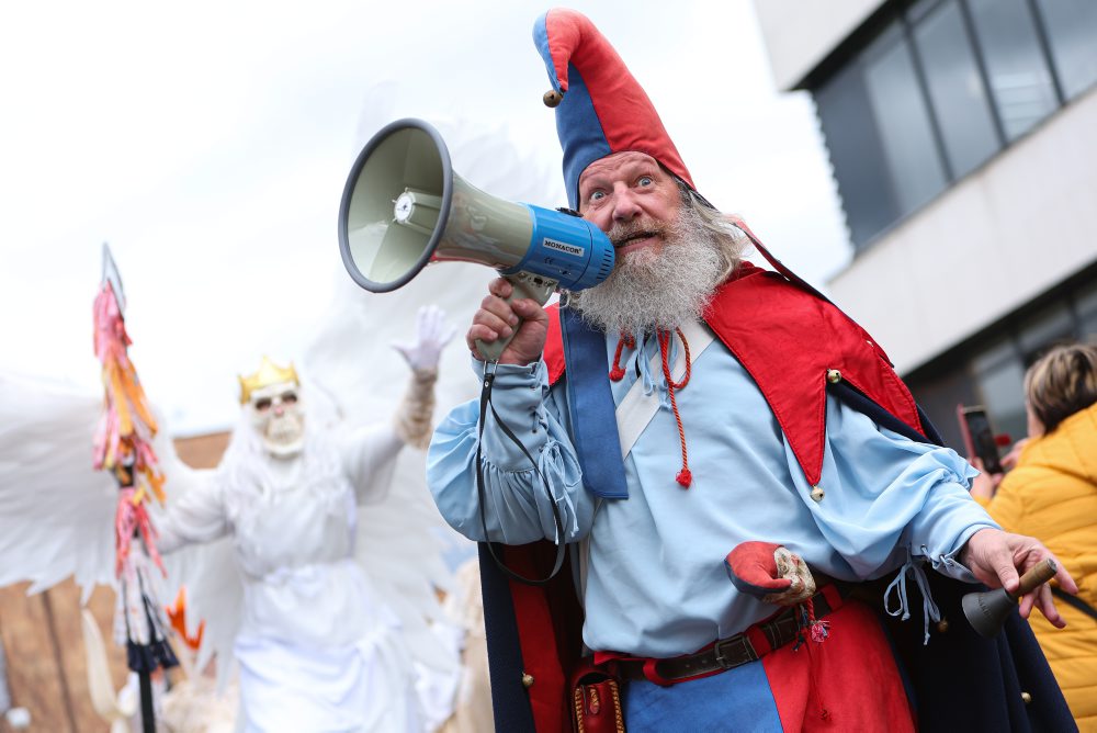 Fašiangový sprievod masiek v Žiline 