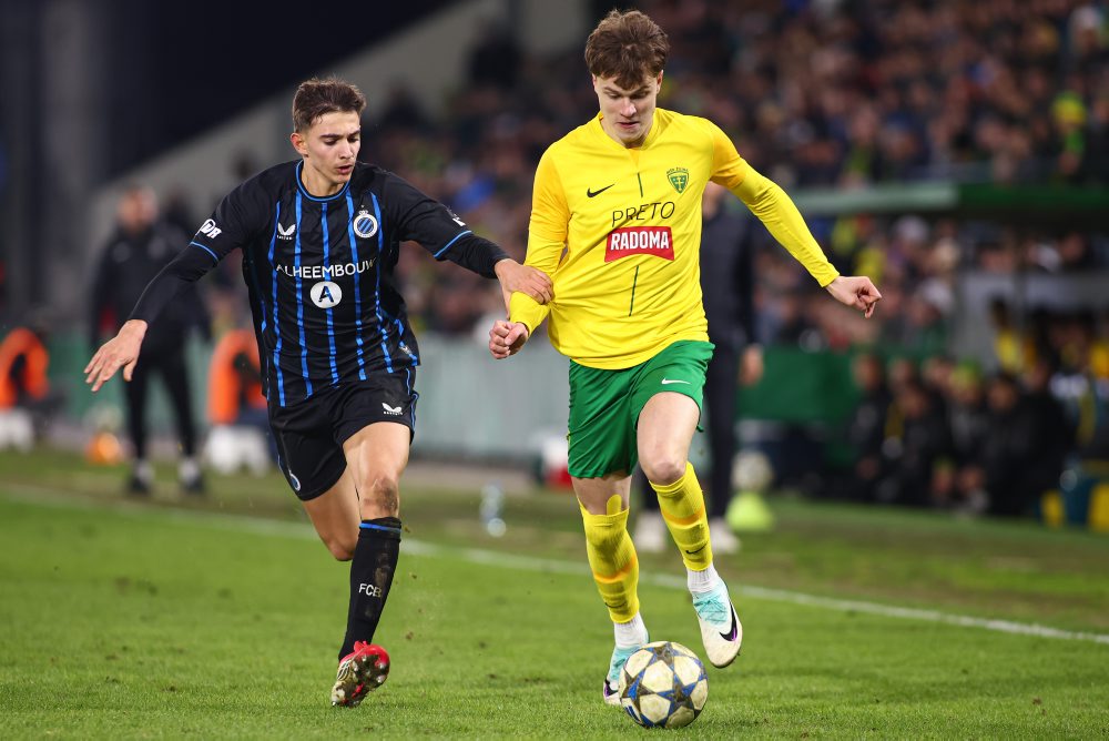 Osemfinále mládežníckej LM MŠK Žilina - Club Bruggy KV