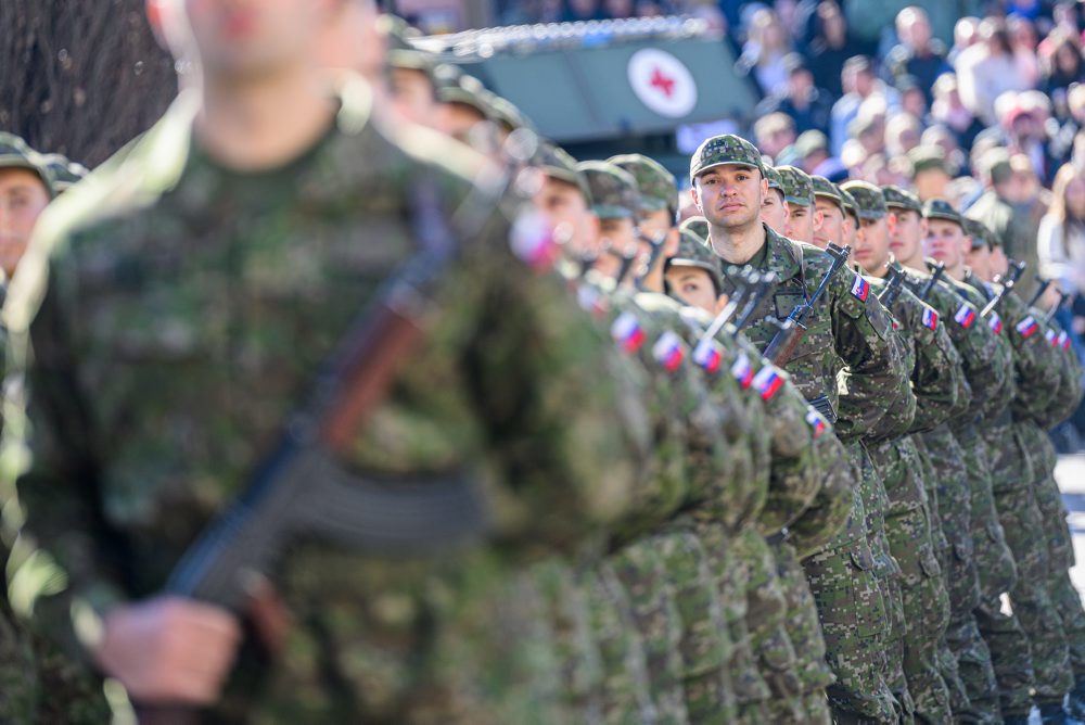 Vojenská prísaha nových vojenských profesionálov v Prešove