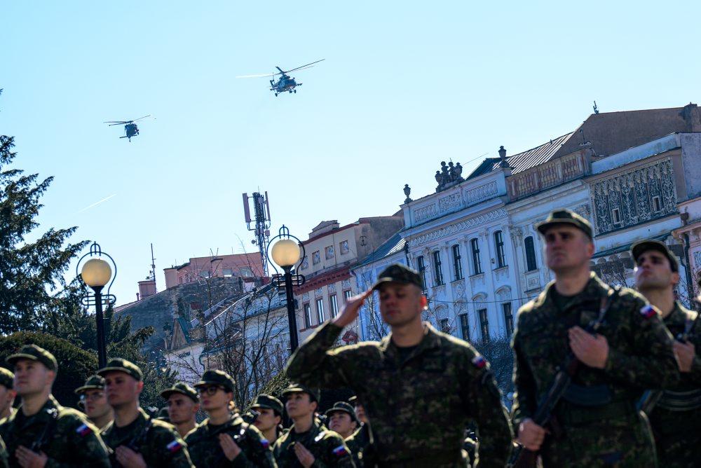 Vojenská prísaha nových vojenských profesionálov v Prešove