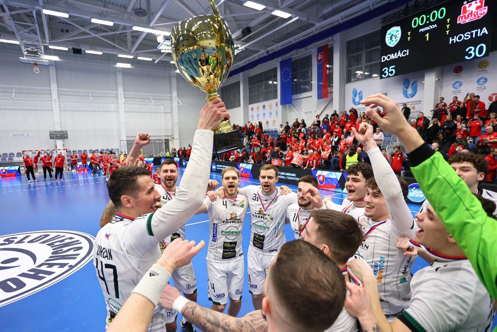 Prešov vo finále Slovenského pohára mužov zdolal Považskú Bystricu 35:30