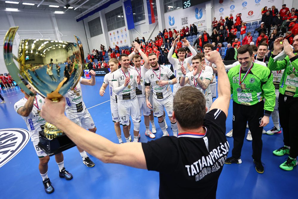 Prešov vo finále Slovenského pohára mužov zdolal Považskú Bystricu 35:30