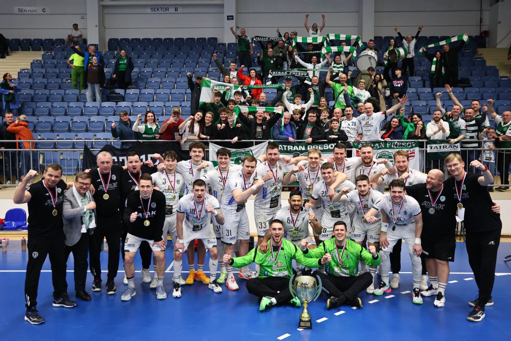 Prešov vo finále Slovenského pohára mužov zdolal Považskú Bystricu 35:30