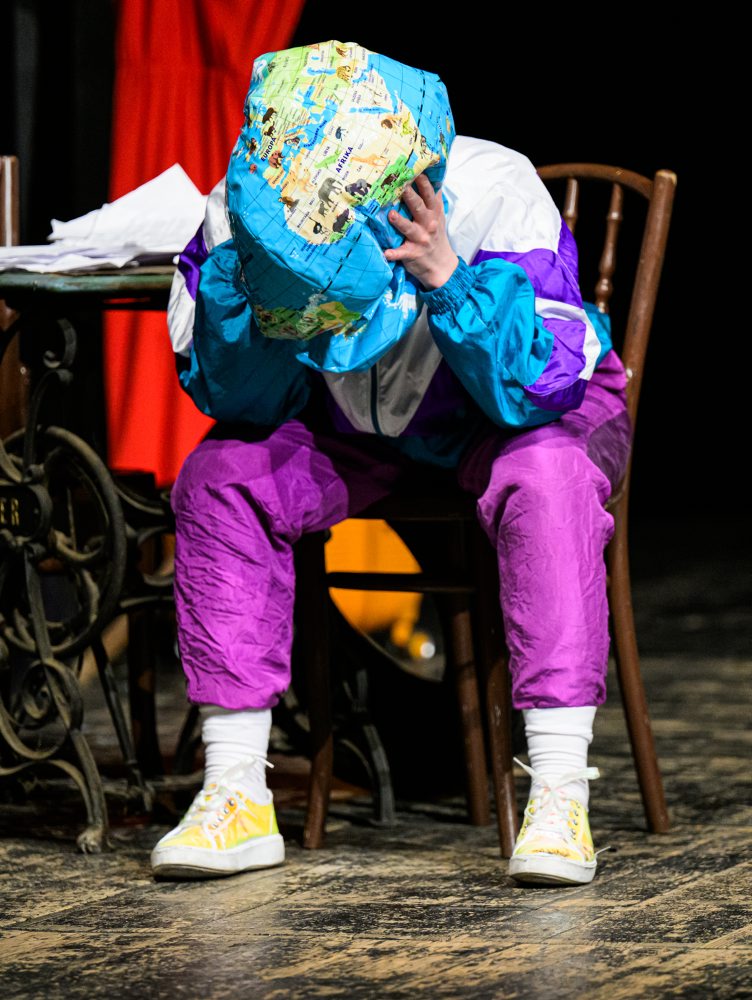 Skúška divadelného predstavenia Predavač dažďa v Divadle Alexandra Duchnoviča v Prešove