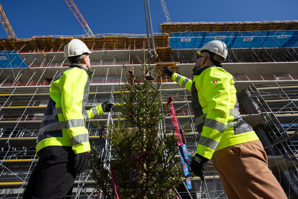 Zdravie: Na najvyššom bode stavby novej martinskej nemocnice osadili glajchu