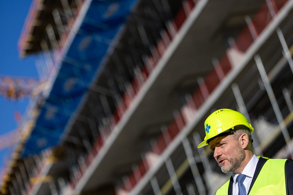 Zdravie: Na najvyššom bode stavby novej martinskej nemocnice osadili glajchu