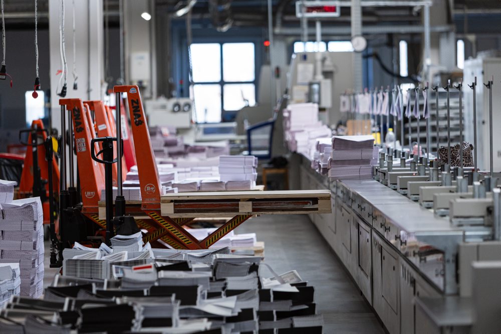 Výrobné priestory polygrafickej spopločnosti Neografia a.s. v Martine