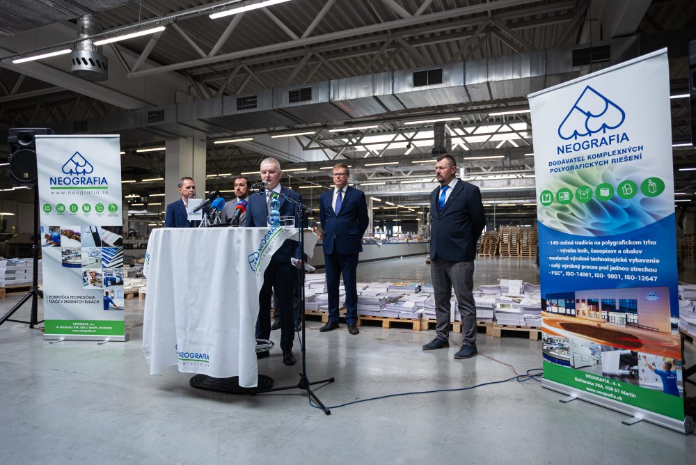 TK spoločnosti Neografia, a.s. v Martine