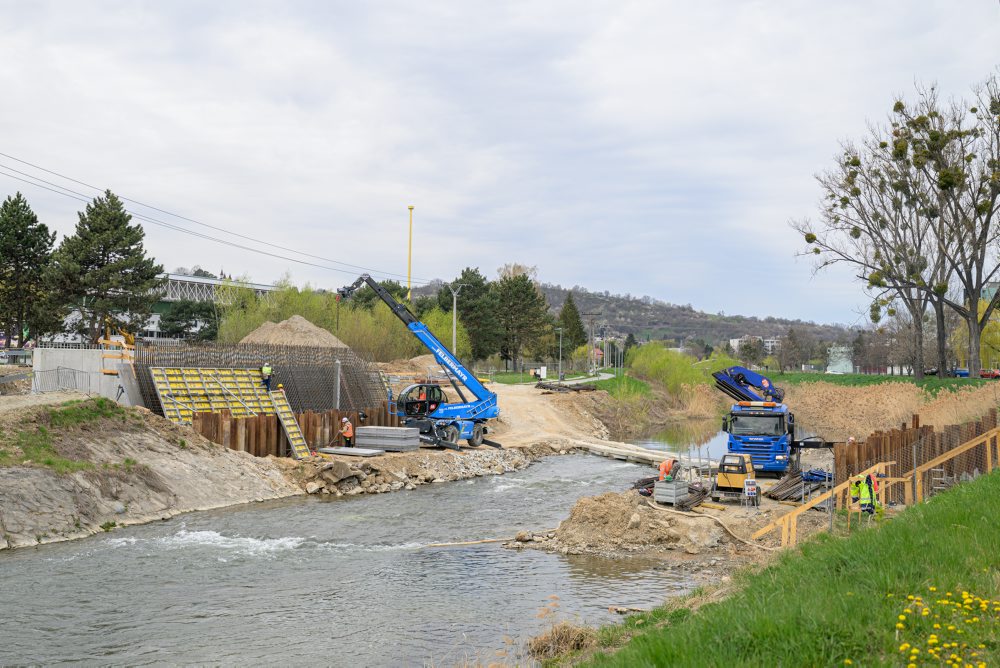 Obnova mosta v Prešove 