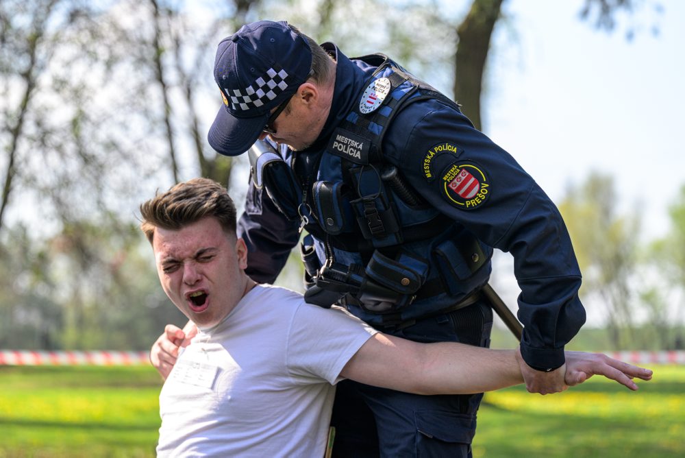 Cvičenie zdravotníkov v Prešove 