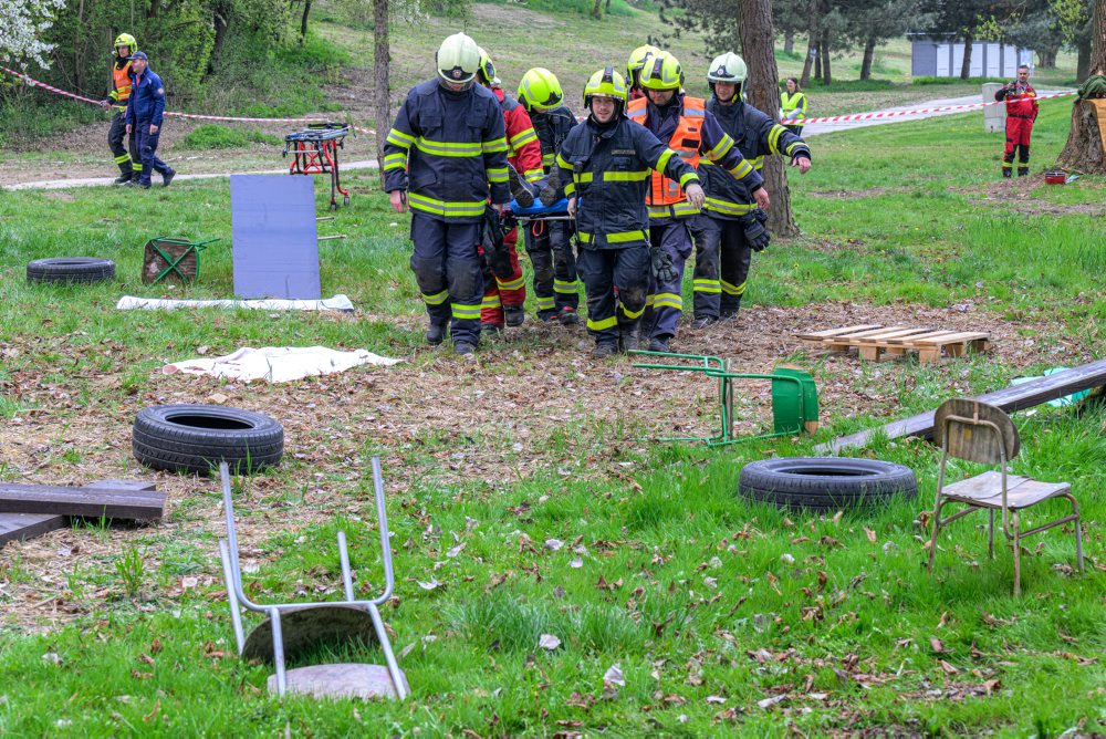 Cvičenie zdravotníkov v Prešove 