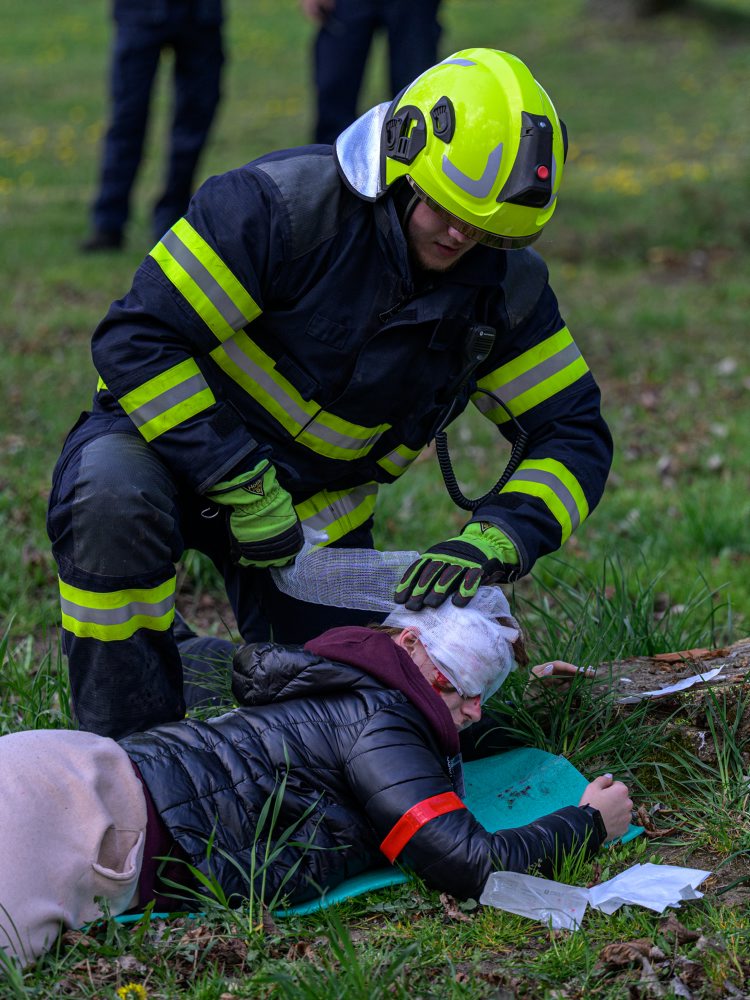 Cvičenie zdravotníkov v Prešove 