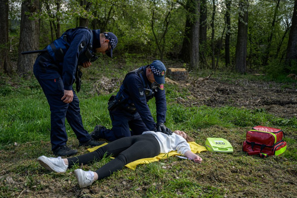 Cvičenie zdravotníkov v Prešove 