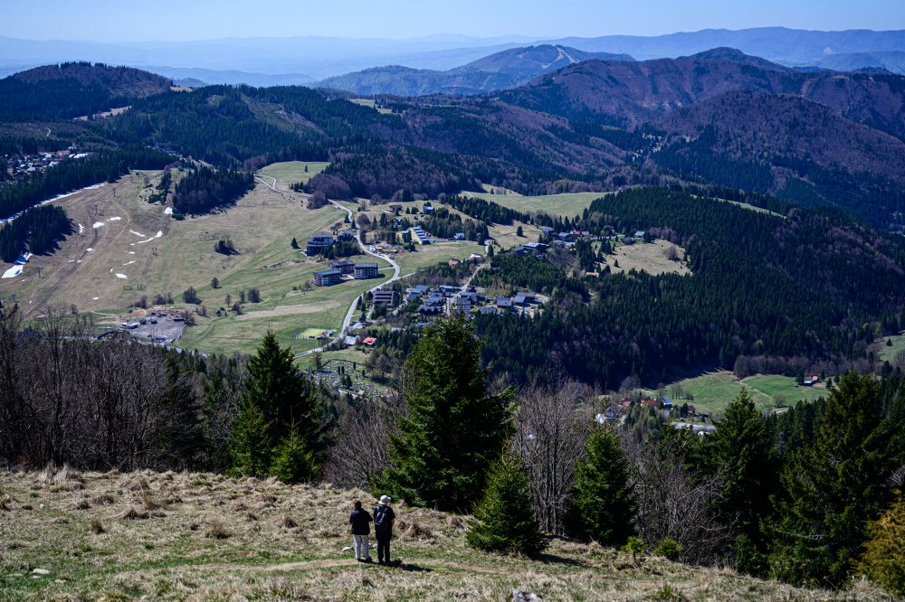 Výhľady z vrchu Zvolen vo Veľkej Fatre 