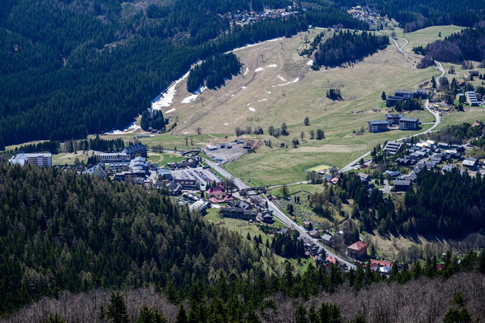Výhľady z vrchu Zvolen vo Veľkej Fatre 
